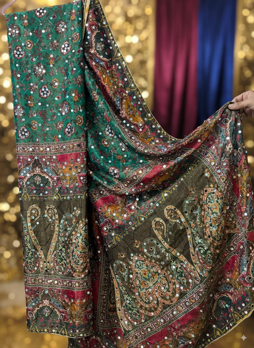 Mogra Multi Sheesh Dupatta