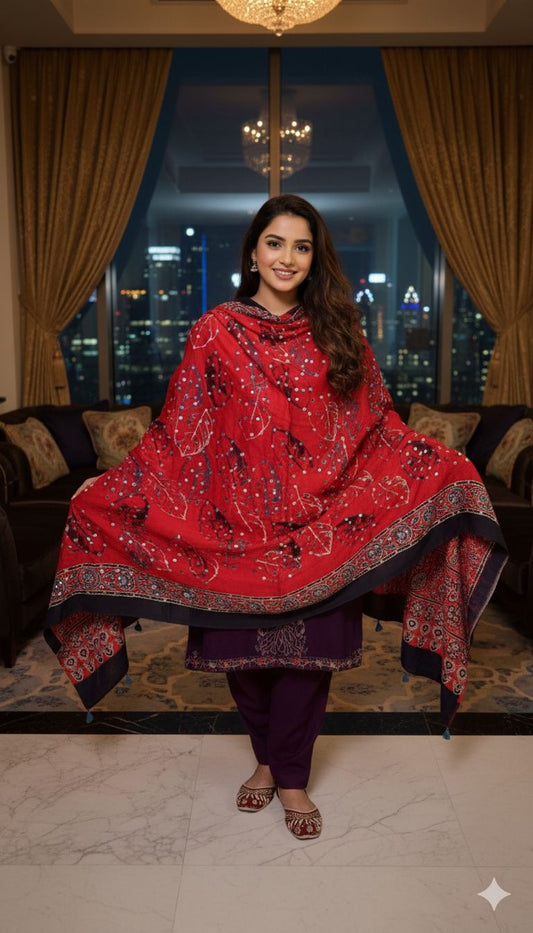 Tishka Mirror Dupatta