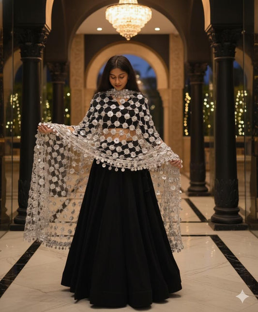 Posheeda Hand Crafted Gotapatti Dupatta