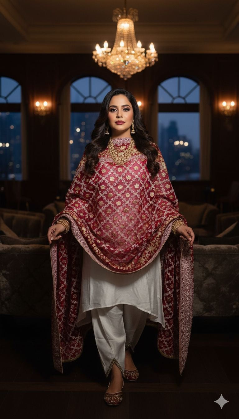 Gotapatti Bridal Dupatta