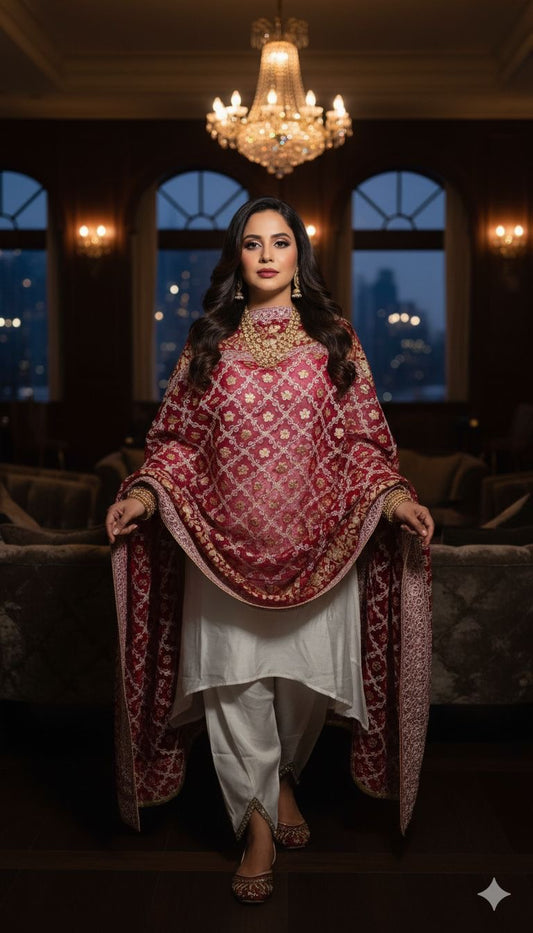 Gotapatti Bridal Dupatta