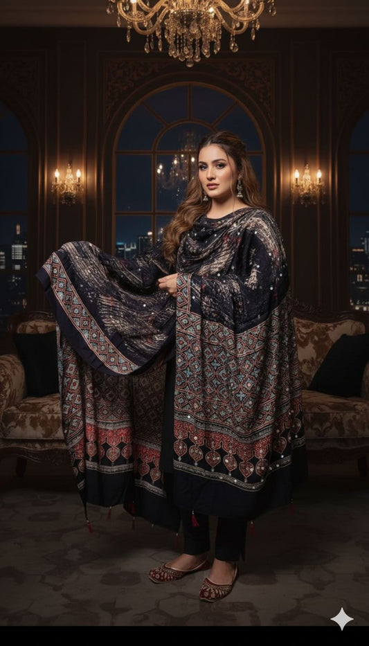 Tishka Mirror Dupatta