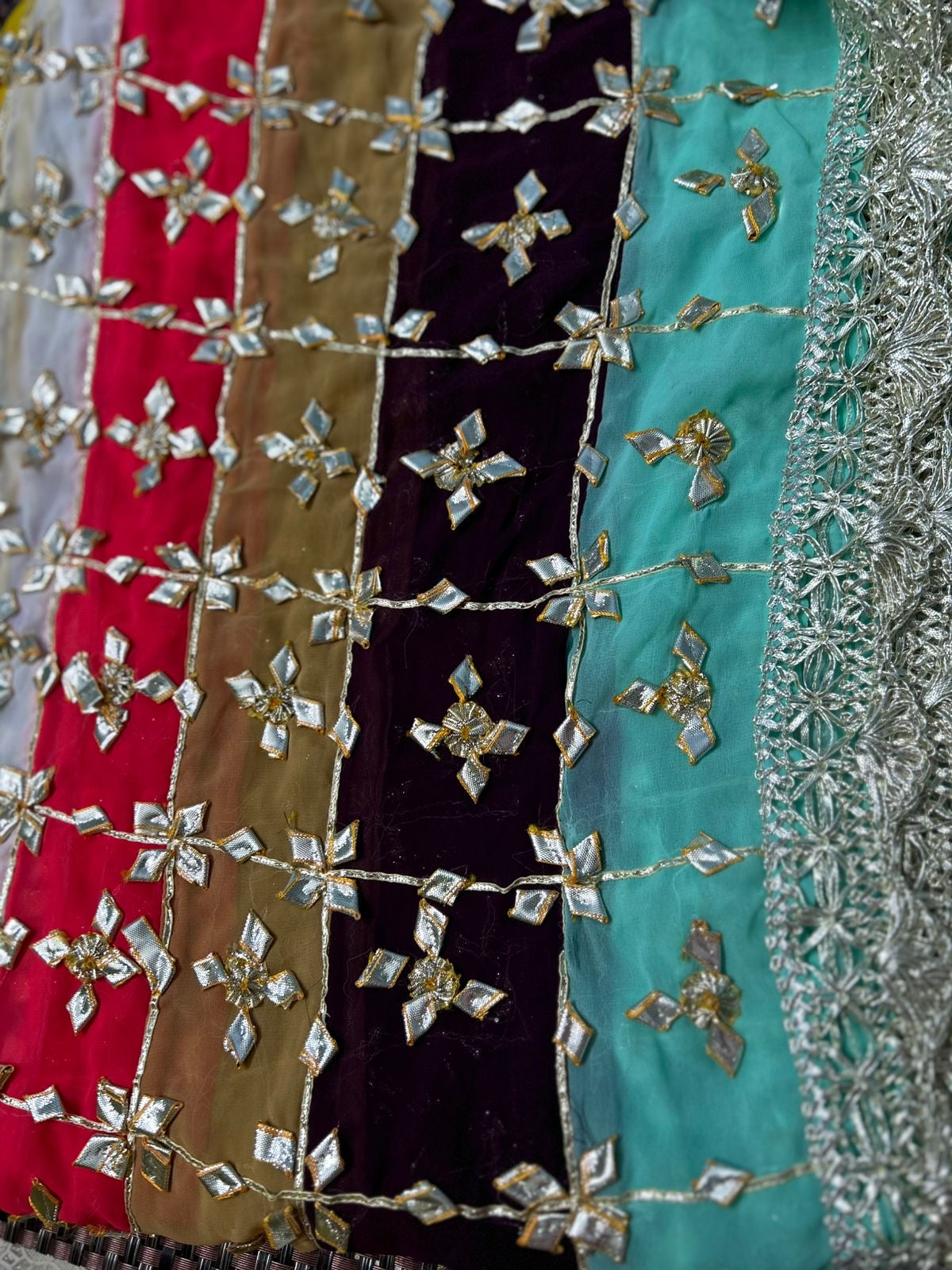 Heavy Gotapatti Multishade Dupatta